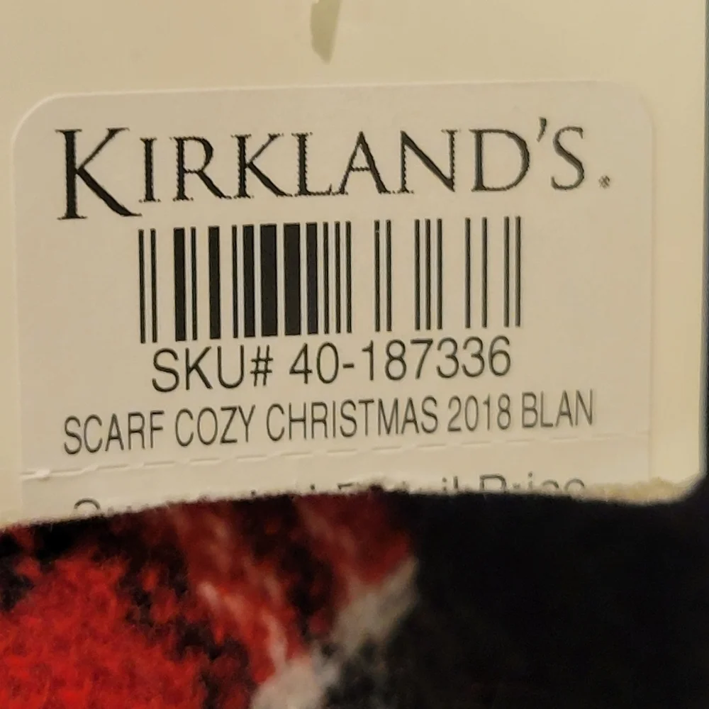 NWT Kirkland Plaid scarf